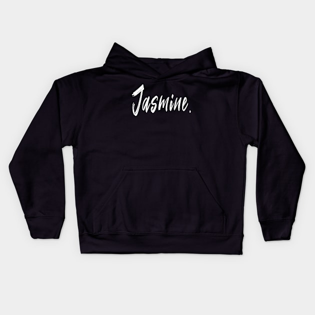 Name Girl Jasmine Kids Hoodie by CanCreate